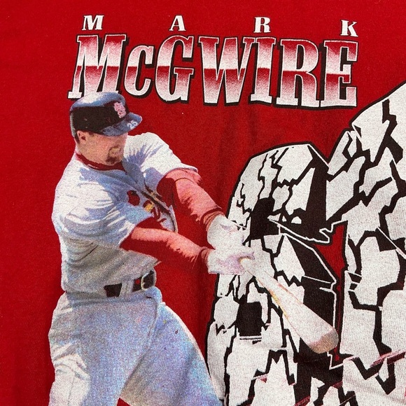 Vintage 1998, St. Louis Cardinals MLB, Mark McGuire T-shirt XL - Picture 2 of 6